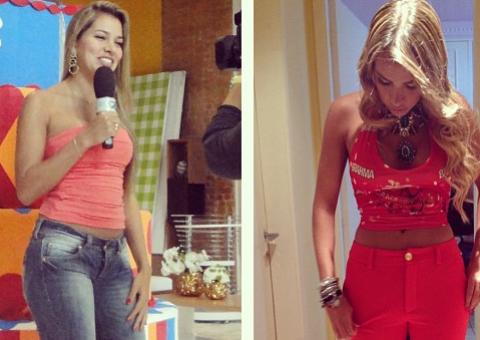 12 kg mais magra, ex-BBB Adriana mostra antes e depois